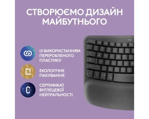 Клавіатура Logitech Wave Keys Bluetooth/Wireless Black (920-012304)