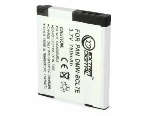 Акумулятор до фото/відео Extradigital Panasonic DMW-BCL7E (BDP1290)