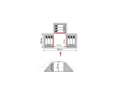 Намет Tramp Brest 9 v2 (UTRT-084)