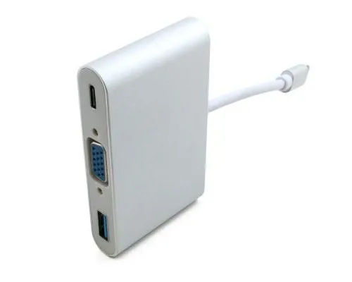 Порт-реплікатор Extradigital USB Type-C to VGA/USB 3.0/Type-C (0.15m) (KBV1690)