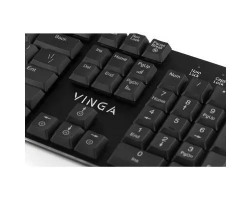 Клавіатура Vinga KBGM-395 black
