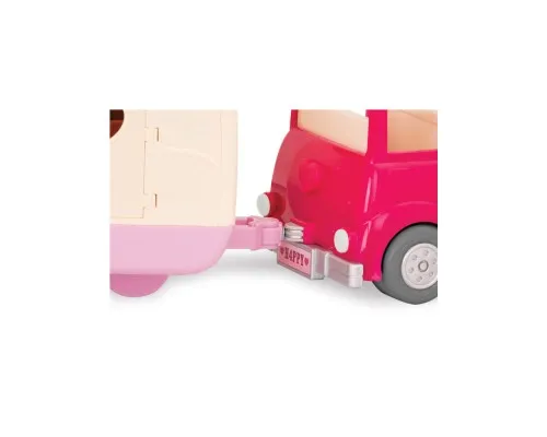 Игровой набор Lil Woodzeez Розовая машина с чемоданом (WZ6547Z)