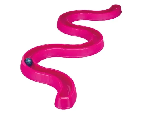 Іграшка для котів Trixie Ball Race Змійка-вісімка з мячиком 65x31 см (рожева) (4011905414133)
