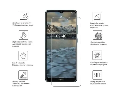 Скло захисне Drobak Nokia С30 (606081)