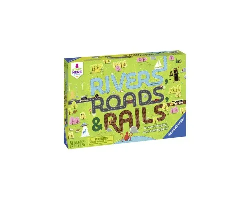 Настольная игра Ravensburger Реки, дороги и рельсы (Rivers, Roads&Rails) (22053)