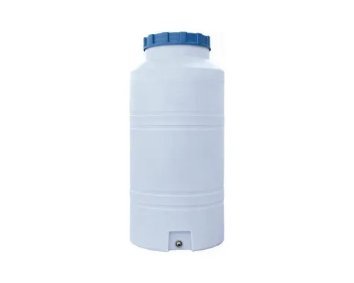 Емкость для воды Пласт Бак вертикальная пищевая 200 л белая (812)