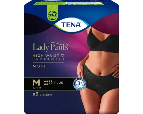 Підгузки для дорослих Tena Lady Pants Plus M для жінок Medium 9 шт Black (7322541130637)