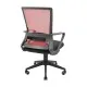 Офісне крісло Richman Робін Пластик Піастра Сітка чорна + червона (ADD0003201)