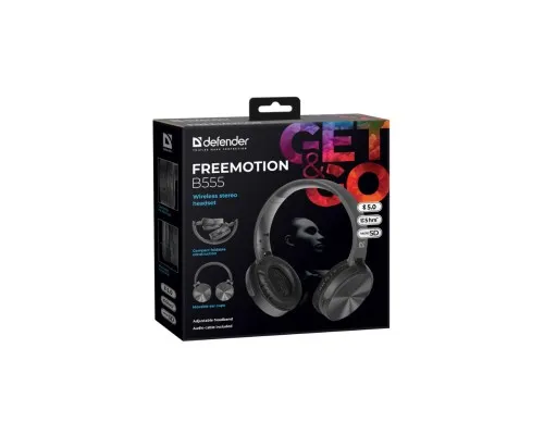 Наушники Defender FreeMotion B555 Bluetooth Black (63555)