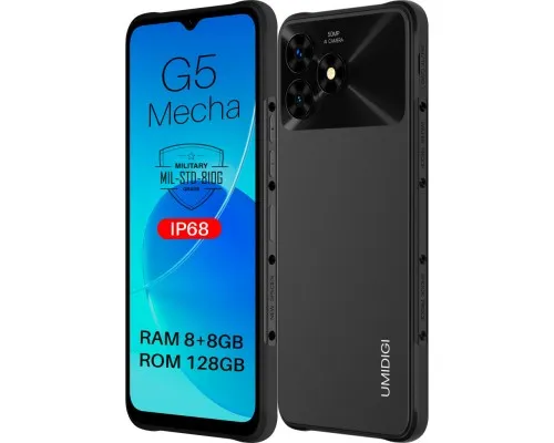 Мобильный телефон Umidigi G5 Mecha (RP08) 8/128Gb Black (6973553523002)