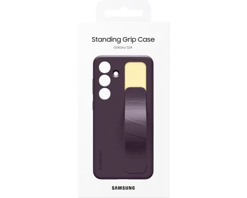 Чехол для мобильного телефона Samsung Galaxy S24 (S921) Standing Grip Case Dark Violet (EF-GS921CEEGWW)