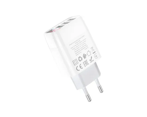 Зарядное устройство HOCO C93A Easy charge White (6931474760593)