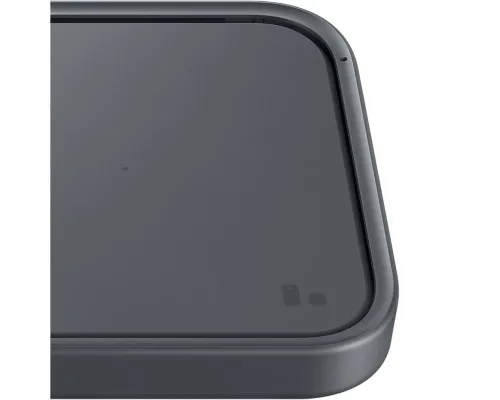 Зарядний пристрій Samsung 15W Wireless Charger Pad w/o Dark Gray (EP-P2400BBEGEU)