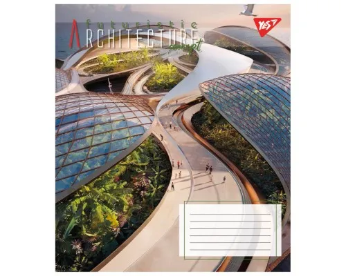 Зошит Yes Futuristic architecture 24 аркушів лінія (767042)