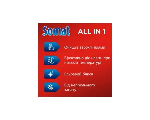 Таблетки для посудомийних машин Somat All in 1 Extra 85 шт. (9000101809961)