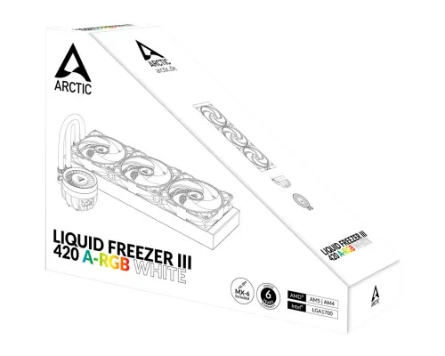 Система рідинного охолодження Arctic Liquid Freezer III - 420 A-RGB White (ACFRE00153A)