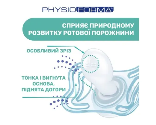 Пустышка Chicco Physioforma Micro силиконовая от 0 до 2 месяцев Для мальчиков 2 шт (75126.21)