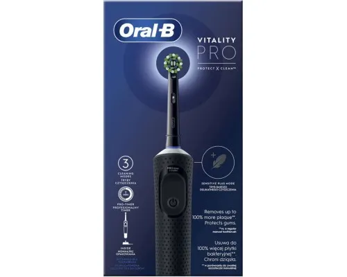 Електрична зубна щітка Oral-B D103.413.3 PRO Black