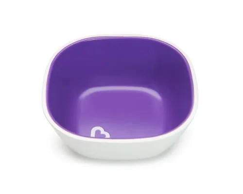 Тарелка детская Munchkin Splash Bowls 2шт. Розовая и фиолетовая (46725.02)
