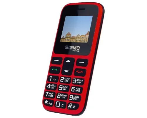 Мобільний телефон Sigma Comfort 50 HIT2020 Red (4827798120958)