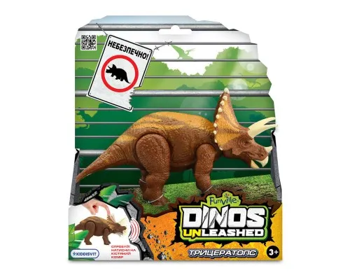 Интерактивная игрушка Dinos Unleashed серии Realistic - Трицератопс (31123TR)