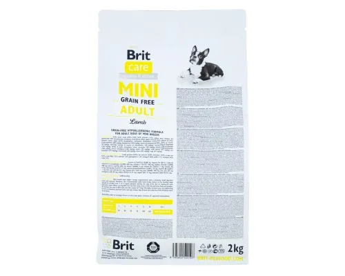Сухой корм для собак Brit Care GF Mini Adult Lamb 2 кг (8595602520107)