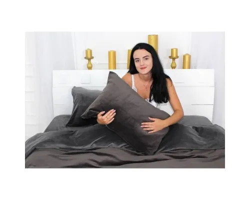 Постільна білизна MirSon Велюр Winter Frost 28-0005 + 28-0003 Anemone Velvet 200х220 (2200004009049)