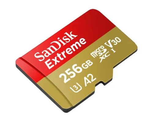 Карта памяти SanDisk 256GB microSD class 10 UHS-I U3 Extreme (SDSQXAV-256G-GN6MN)