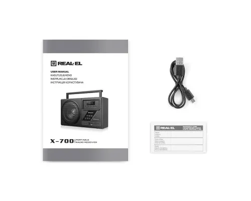 Портативний радіоприймач REAL-EL X-700