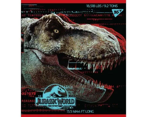 Тетрадь Yes Jurassic World Science Gone Wrong 48 листов, линия (765327)