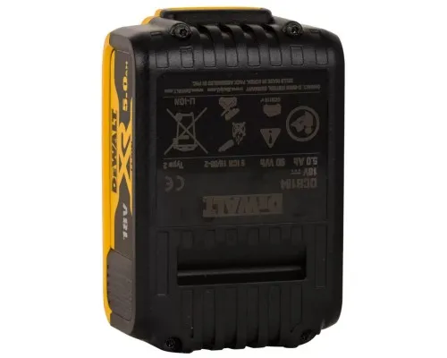 Аккумулятор к электроинструменту DeWALT 18 В XR Li-lon 5Ah, 3 шт., 1.94 кг (DCB184P3)