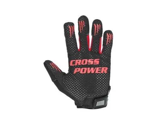 Перчатки для фитнеса Power System Cross Power PS-2860 Black/Red L (PS-2860_L_Black-red)