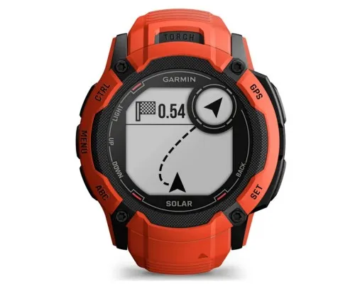 Смарт-часы Garmin Instinct 2X, Solar, Flame Red, GPS (010-02805-01)