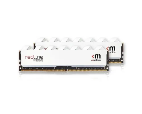 Модуль памяті для компютера DDR4 16GB (2x8GB) 3600 MHz Redline White Mushkin (MRD4U360JNNM8GX2)