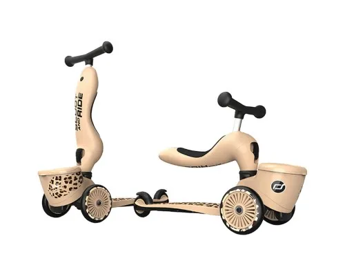 Самокат Scoot&Ride Highwaykick-1 Lifestyle леопард (SR-210621-LEOPARD)