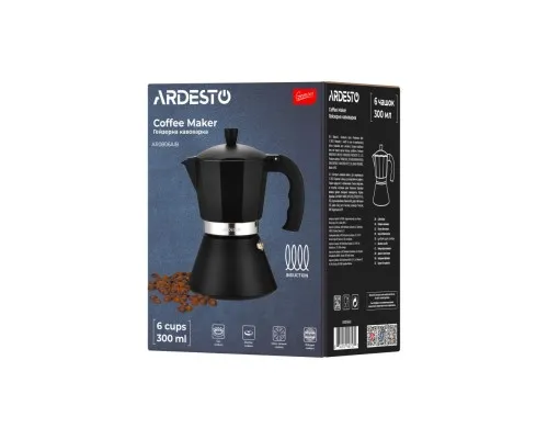 Гейзерна кавоварка Ardesto Gemini Trento 6 чашок (AR0806AIB)