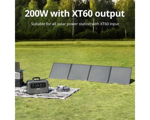 Портативна сонячна панель Zendure 200W MC4 (ZD200SP-BK-JH)