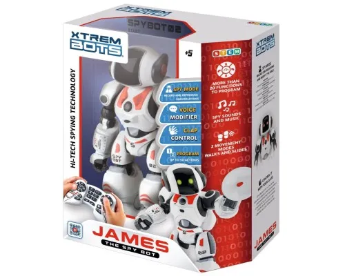 Интерактивная игрушка BlueRocket Робот-шпион Джеймс STEM (XT3803084)