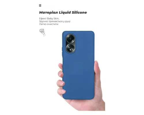 Чохол до мобільного телефона Armorstandart ICON Case OPPO A58 4G Dark Blue (ARM66474)