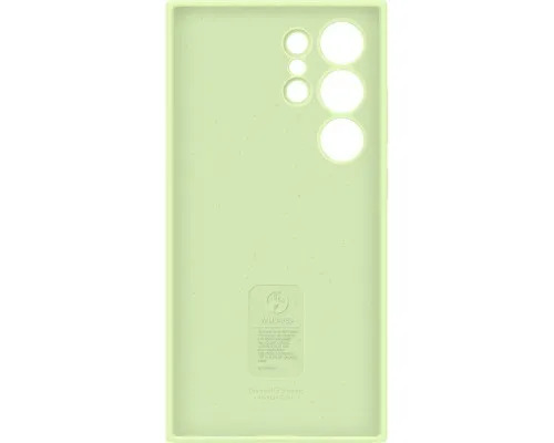 Чохол до мобільного телефона Samsung Galaxy S24 Ultra (S928) Silicone Case Lime (EF-PS928TGEGWW)