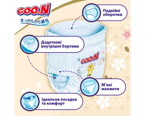 Підгузки GOO.N Premium Soft 12-17 кг Розмір 5 XL 36 шт (F1010101-158)