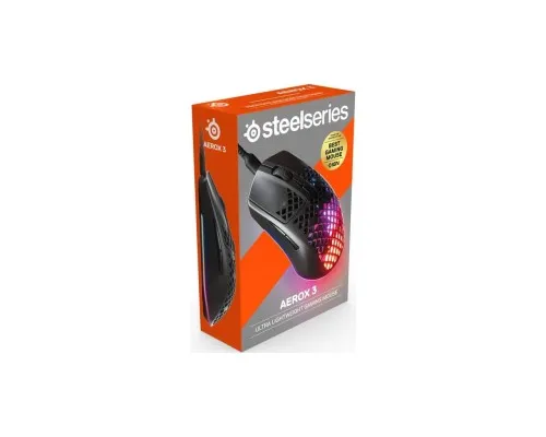 Мишка SteelSeries Aerox 3 Onyx USB Black (62611)