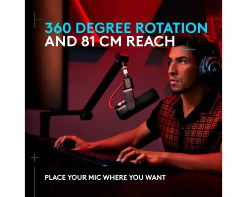 Стійка для мікрофону Logitech G Compass Premium Broadcast Boom Arm (955-000076)