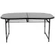 Туристический стол Bo-Camp Northgate Oval 150x80 cm Black/Grey (1404188)