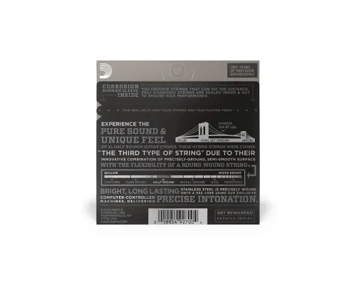 Струни для гітари D'Addario XL Half Rounds Regular Light (10-46) (EHR310)