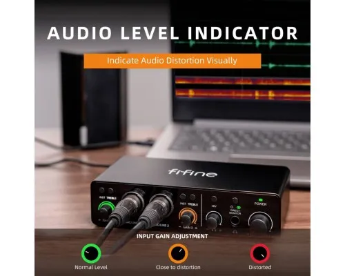 Аудіоінтерфейс Fifine Ampli 3