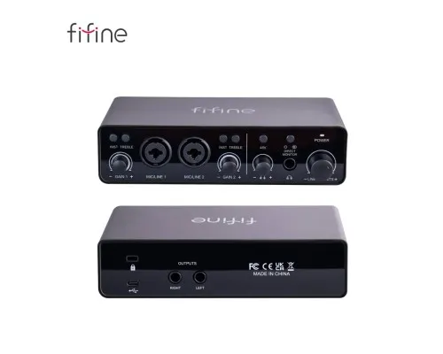 Аудіоінтерфейс Fifine Ampli 3