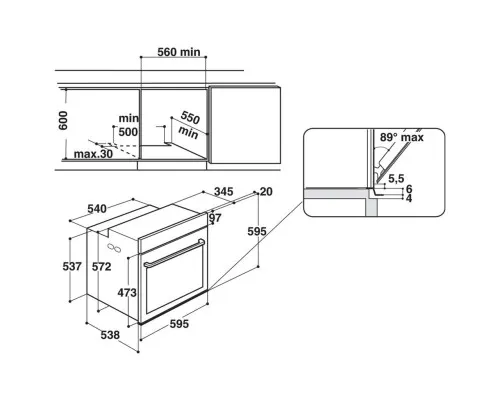 Духовой шкаф Whirlpool AKZ96220WH