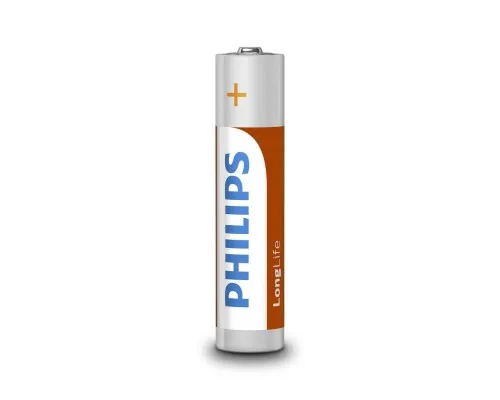 Батарейка Philips AAA R03 LongLife Zinc Carbon * 4 (R03L4B/10)