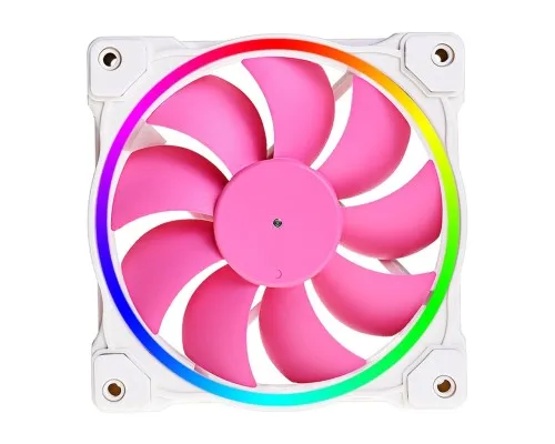 Кулер до корпусу ID-Cooling ZF-12025-PINK ARGB (Single Pack) (ZF-12025-PINK)